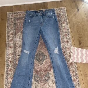 Seven7 Light Blue Flare Jeans
